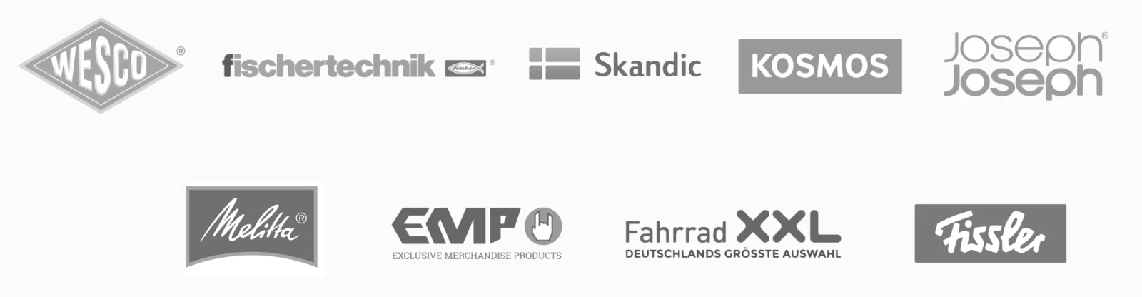 Logos zufriedener Shop Tracker Kunden